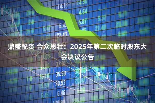 鼎盛配资 合众思壮：2025年第二次临时股东大会决议公告