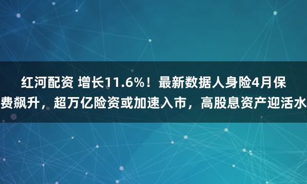 红河配资 增长11.6%！最新数据人身险4月保费飙升，超万亿险资或加速入市，高股息资产迎活水